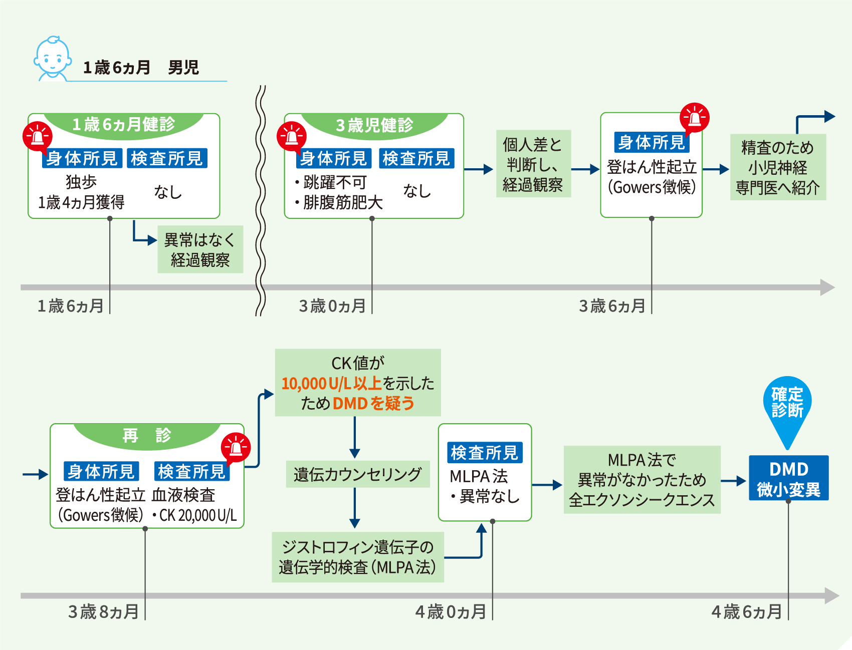 経過観察となったケース 図表