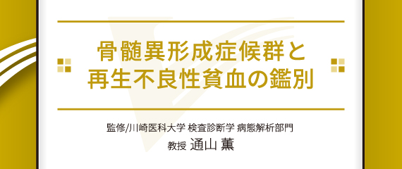 骨髄異形成症候群に見られる異形成所見について、病理組織標本画像を用いてご紹介します。