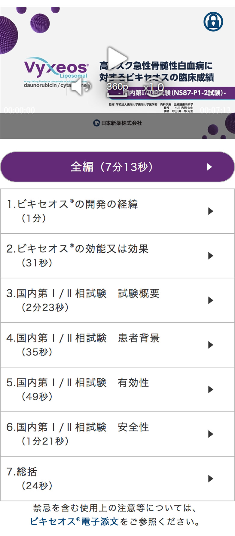 [ビキセオス®] 高リスク急性骨髄性白血病に対するビキセオスの臨床成績ー国内第Ⅰ/Ⅱ相試験（NS87-P1-2試験）ー