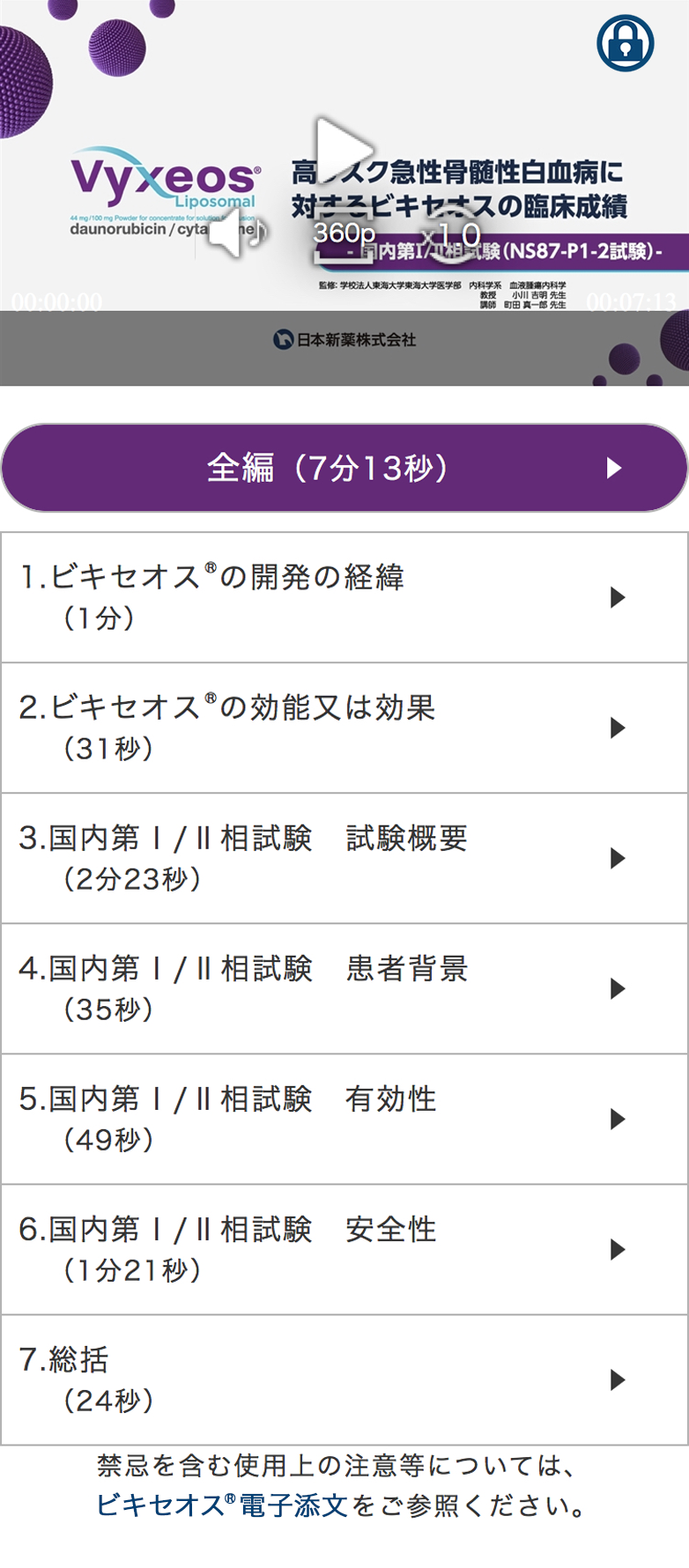 [ビキセオス®] 高リスク急性骨髄性白血病に対するビキセオスの臨床成績ー国内第Ⅰ/Ⅱ相試験（NS87-P1-2試験）ー