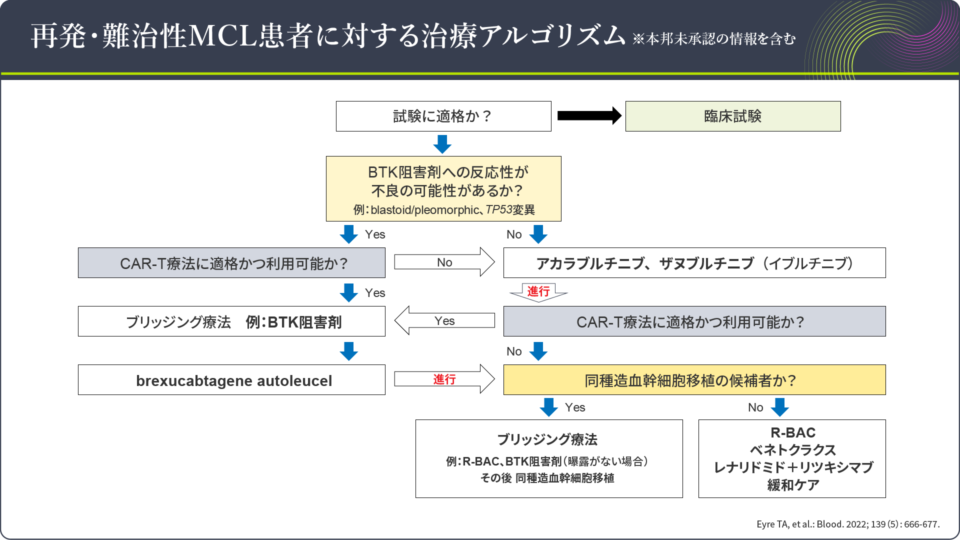 再発・難治性MCLにおける治療戦略とジャイパーカ®[後編]｜製品一覧｜日本新薬株式会社