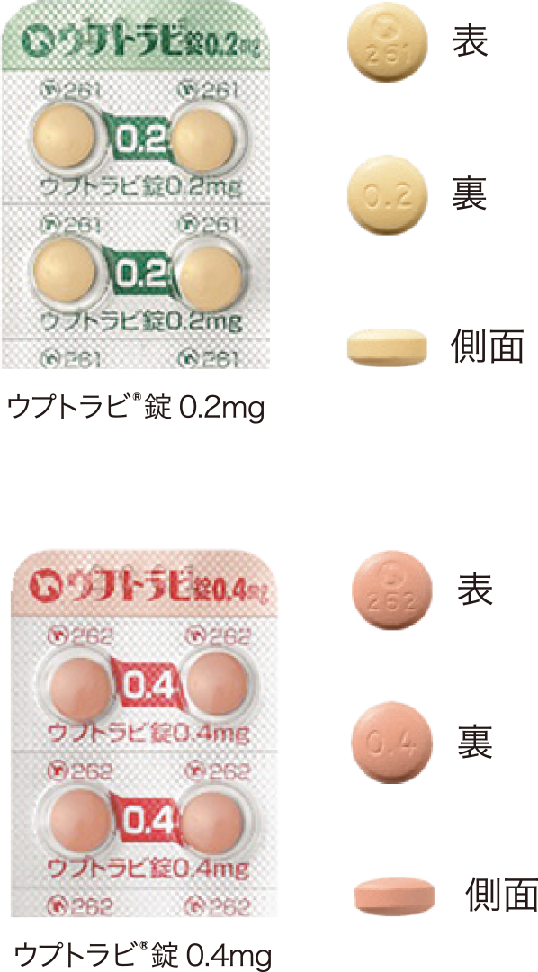 ウプトラビ®を服用される方へ｜製品関連情報｜ウプトラビ®錠